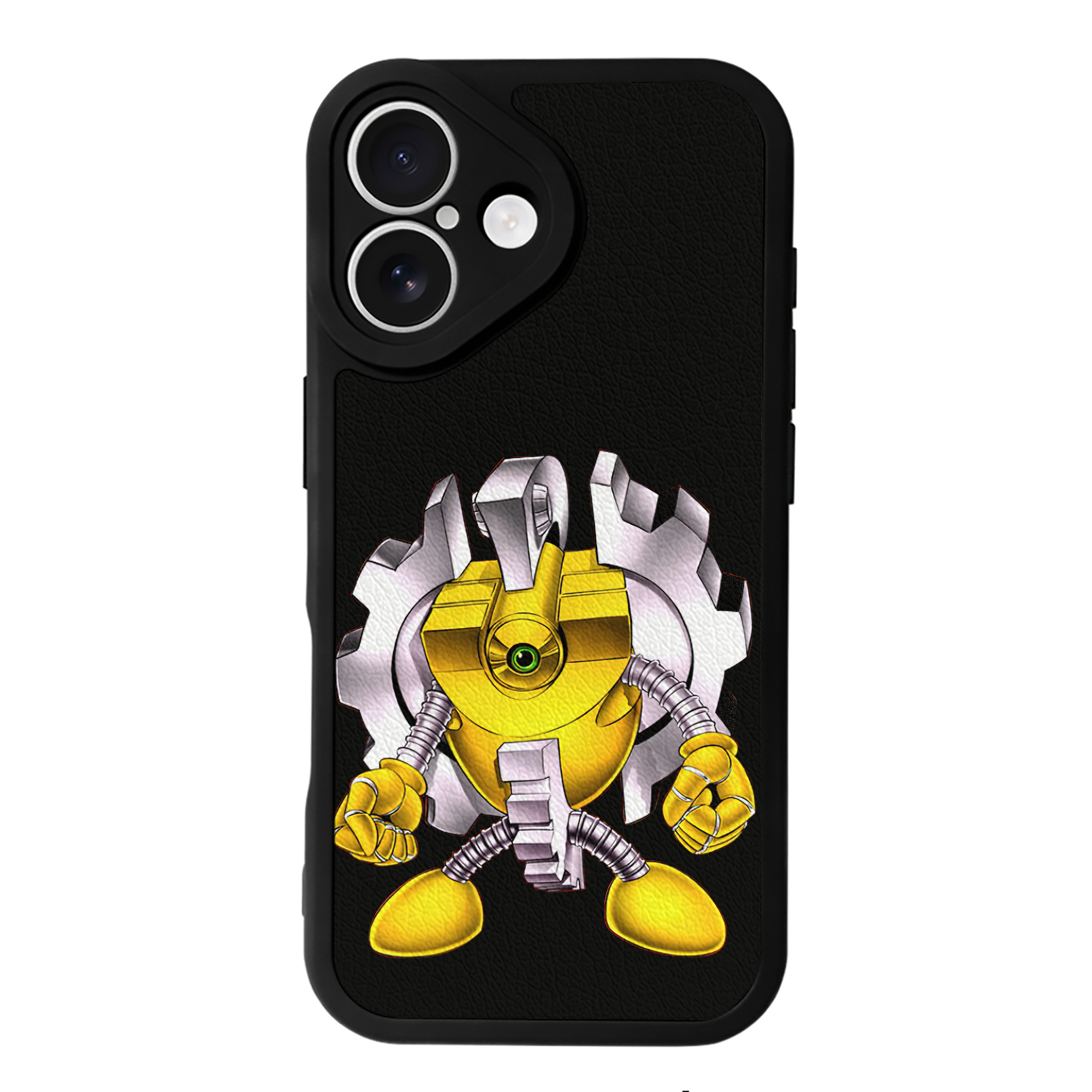 （画像用） 遊☆戯☆王 Yu-Gi-Oh! 【iPhone 16シリーズ対応】シリコンスマホケース（レザー調） 材質：シリコン